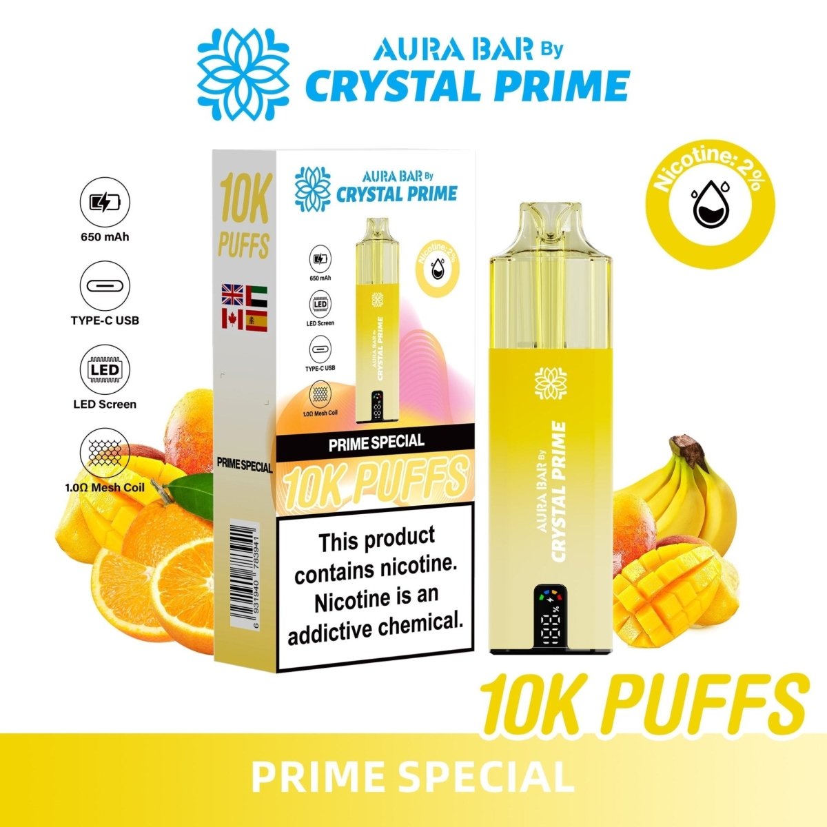 All About the Crystal Prime Aura Bar 10k Vape Kit: Is It Right for You?