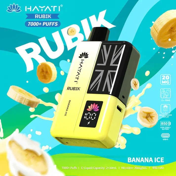 Hayati Rubik 7000 Prefilled Pod Vape Kit – Powerful Flavour, Long-Lasting Use