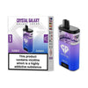 Crystal Galaxy Focus 30k Disposable Vape Pack of 5 - Blueberry Raspberry & Blueberry Sour Raspberry