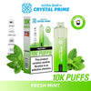 Crystal Prime Aura Bar 10k Prefilled Pod Vape Kit - Box of 5 - Fresh Mint