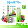 Crystal Prime Aura Bar 10k Prefilled Pod Vape Kit - Box of 5 - Fruit Bomb