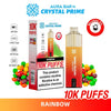 Crystal Prime Aura Bar 10k Prefilled Pod Vape Kit - Box of 5 - Rainbow