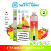 Crystal Prime Aura Bar 10k Prefilled Pod Vape Kit - Box of 5 - Strawberry Gummy Bear
