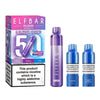 Elf Bar Plus 50 Vape Kit Pack of 5 - Purple Edition