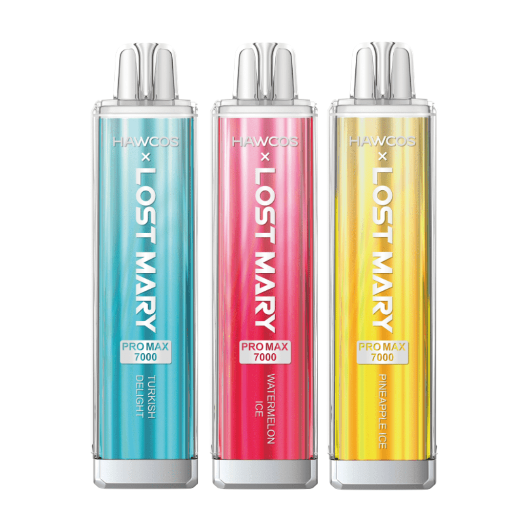 Hawcos X Lost Mary Pro Max 7000 Vape Kit - Box of 5 at Wholesale Price Hawcos X Lost Mary Pro Max 7000 Vape Kit - Box of 5 at Wholesale Price