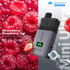 Hayati Mini Ultra 1500 Prefilled Pod Vape Kit Box of 5 - Strawberry Raspberry Ice