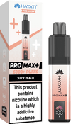Hayati Pro Max+ Plus 6000 Pod Vape Kit - Box of 5 - Juicy Peach