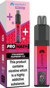 Hayati Pro Max+ Plus 6000 Pod Vape Kit - Box of 5 - Strawberry Raspberry Ice