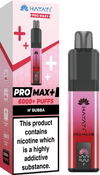Hayati Pro Max+ Plus 6000 Pod Vape Kit - Box of 5 - H' Bubba