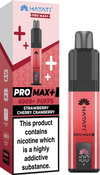 Hayati Pro Max+ Plus 6000 Pod Vape Kit - Box of 5 - Strawberry Cherry Cranberry