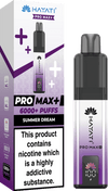 Hayati Pro Max+ Plus 6000 Pod Vape Kit - Box of 5 - Summer Dream