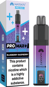Hayati Pro Max+ Plus 6000 Pod Vape Kit - Box of 5 - Blueberry Raspberry