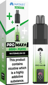 Hayati Pro Max+ Plus 6000 Pod Vape Kit - Box of 5 - Watermelon Ice