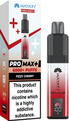 Hayati Pro Max+ Plus 6000 Pod Vape Kit - Box of 5 - Fizzy Cherry
