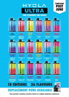 Hyola Ultra 30k Prefilled Pod Vape Kit - Box of 5 - Yellow Edition