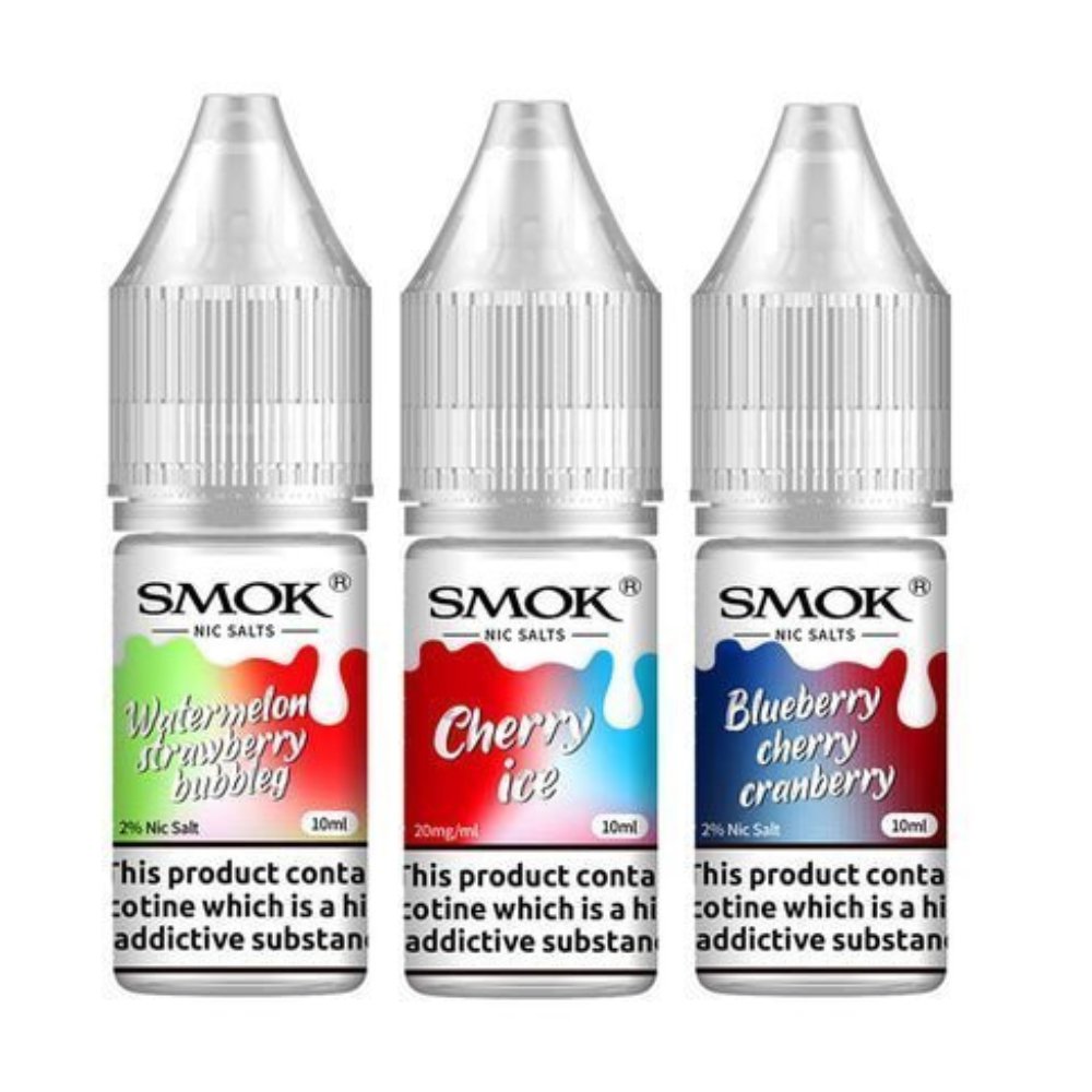 Smok Nic Salts 10ml E-liquids - Box of 10 at Wholesale Price Smok Nic Salts 10ml E-liquids - Box of 10 at Wholesale Price