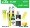 The Bling 10k Pro Max Replacement Pods Pack of 5 - Lemon Lime