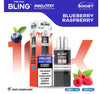 The Bling 10k Pro Max Replacement Pods Pack of 5 - Blueberry Raspberry