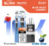 The Bling 10k Pro Max Replacement Pods Pack of 5 - Blue Razz Cherry