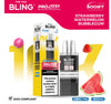 The Bling 10k Pro Max Replacement Pods Pack of 5 - Strawberry Watermelon Bubble Gum