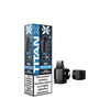 Titan X Replacement Pods - Pack of 10 - Blue Raspberry
