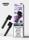 Vapes Bars Angel 20k Replacement Pods Box of 10 - Purple Edition