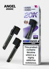 Vapes Bars Angel 20k Replacement Pods Box of 10 - Violet Edition